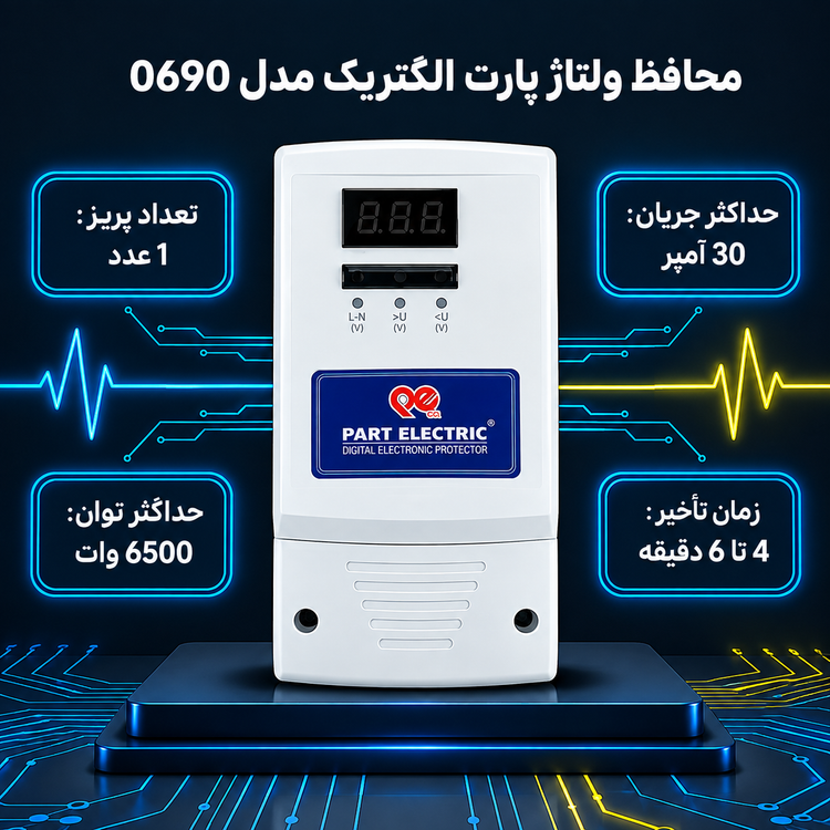 محافظ کنتور برق پارت الکتریک